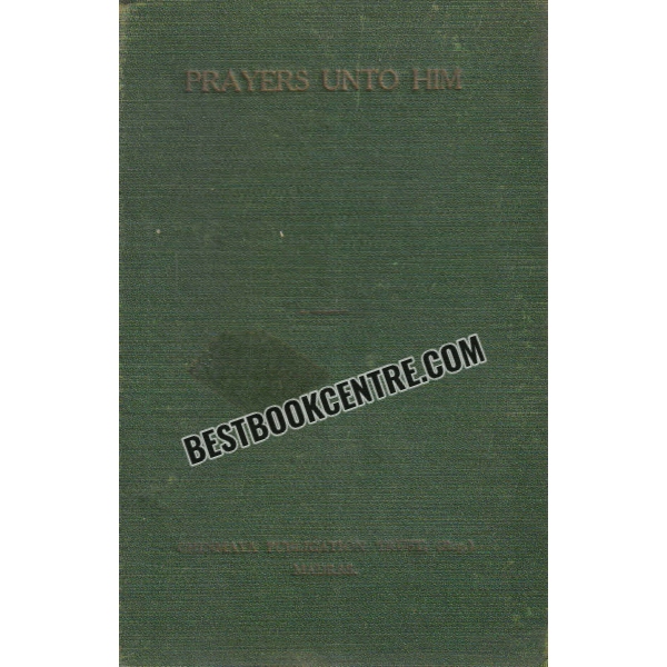 prayers unto him 1st edition