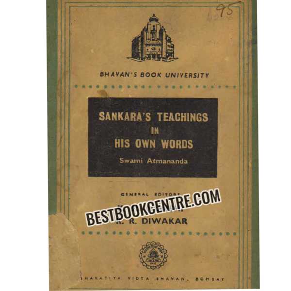sankaras teaching in his own words