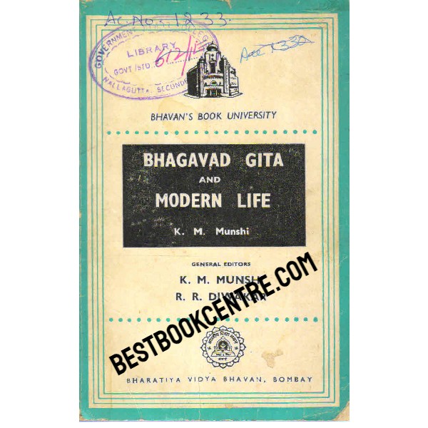 Bhagavad Gita and Modern Life