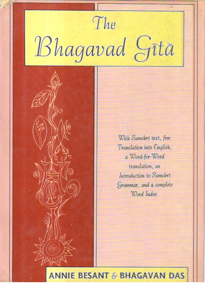 The Bhagavad Gita.