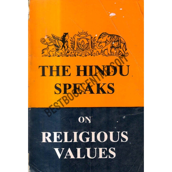 The Hindu Speaks On Religious Values