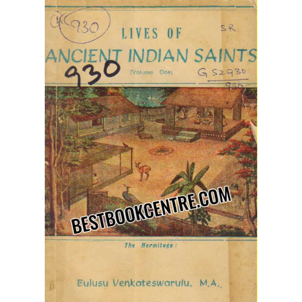 lives of ancient indian saints volume 1 1st edition