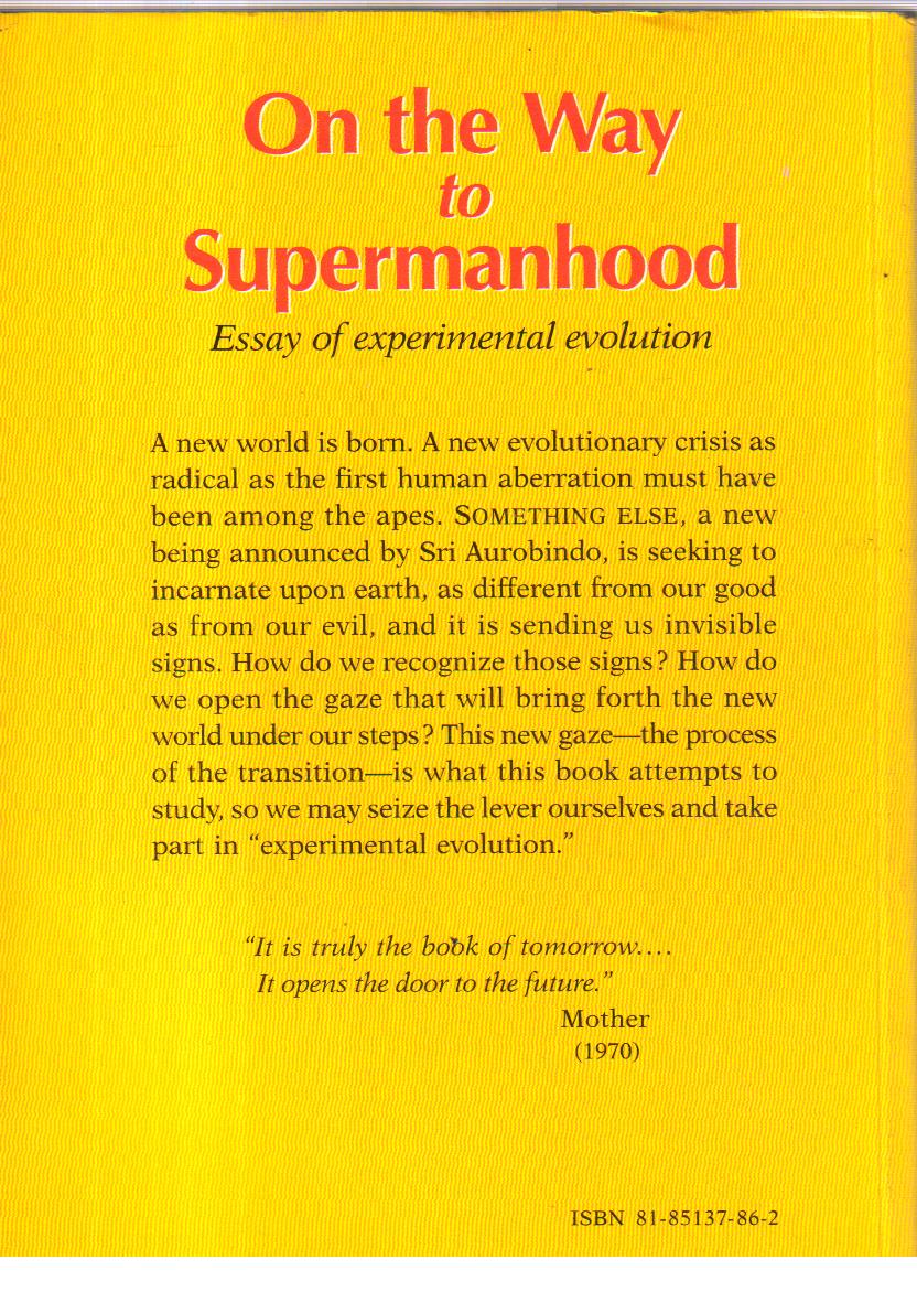 On The Way To Supermanhood