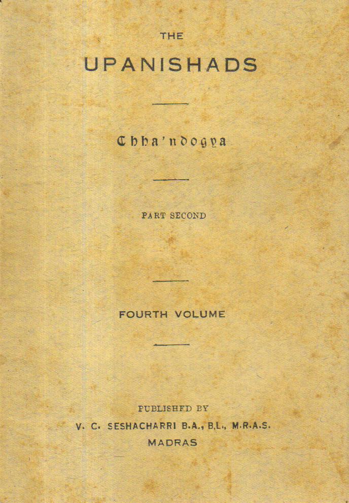 The Chhandogya Upanishads Volume 4.