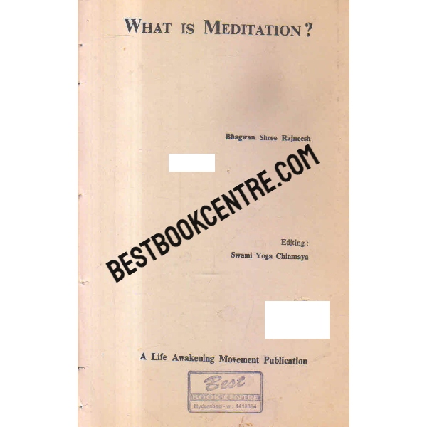 what is meditation 1st edition