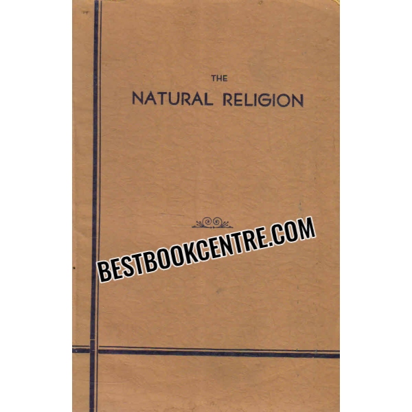the natural religion 