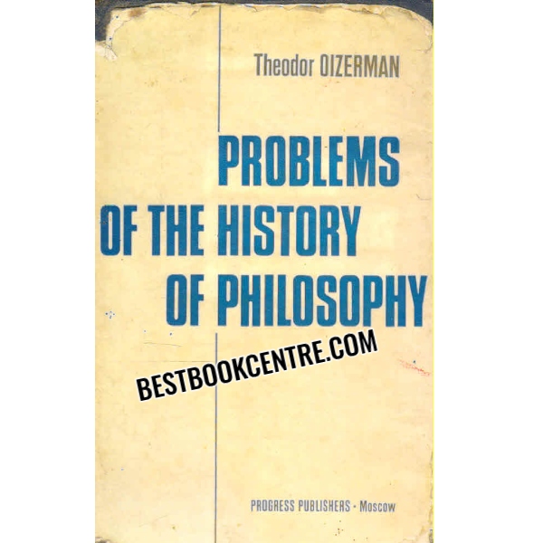 problems of the history of philosophy