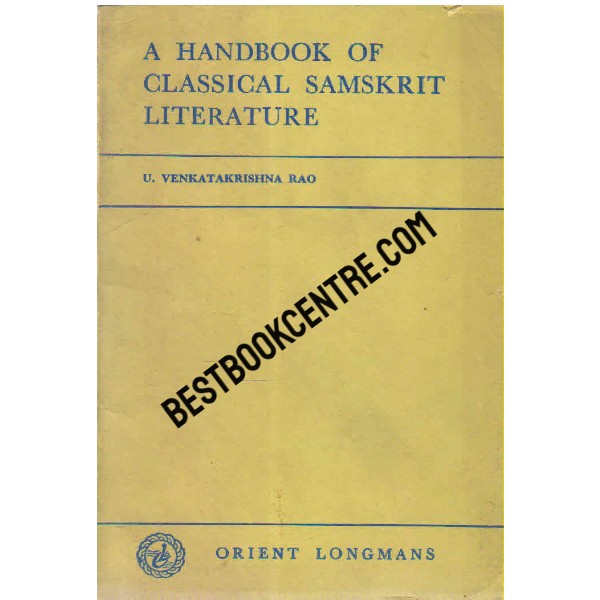 A Handbook of Classical Samskrit Literature