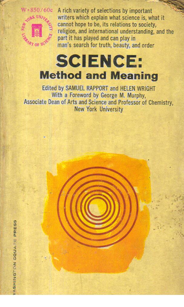 Science Method and Meaning.
