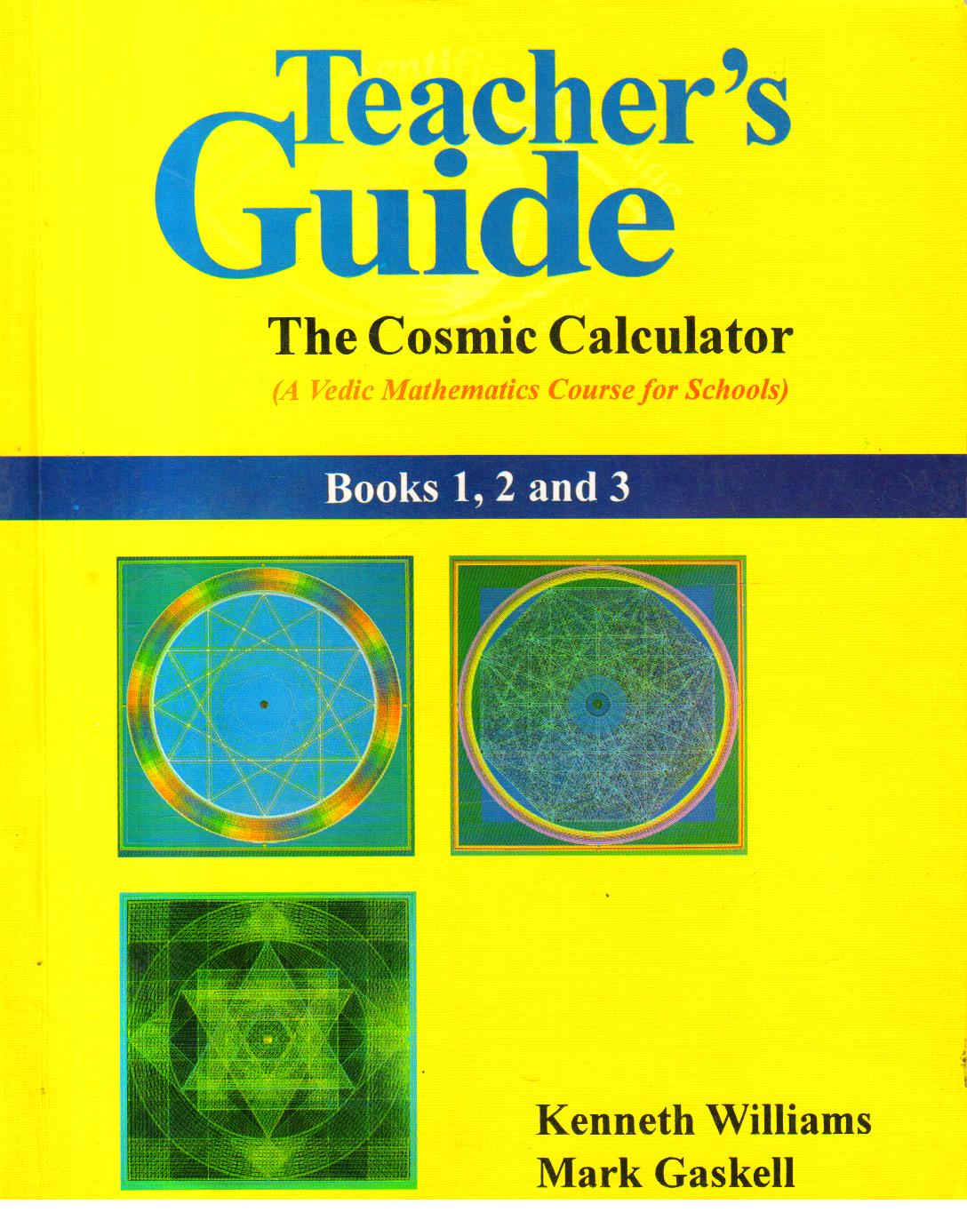 Teachers Guide the Cosmic Calculater.