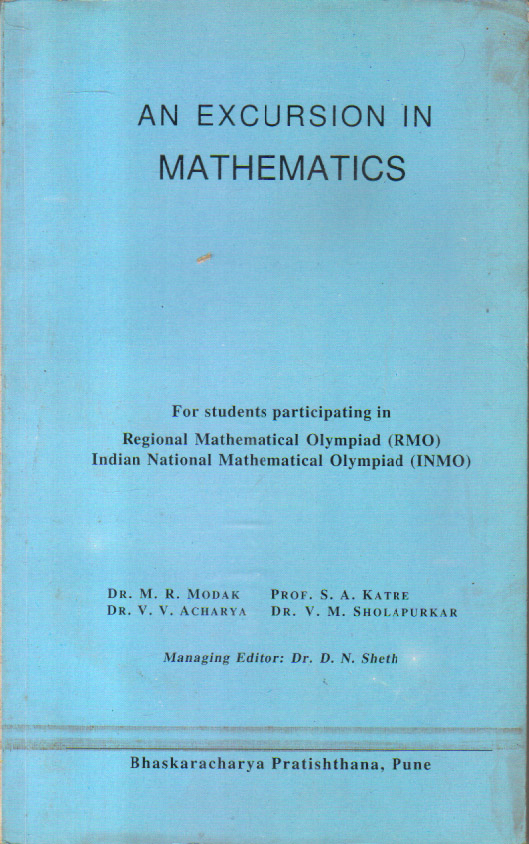 an excursion in mathematics book