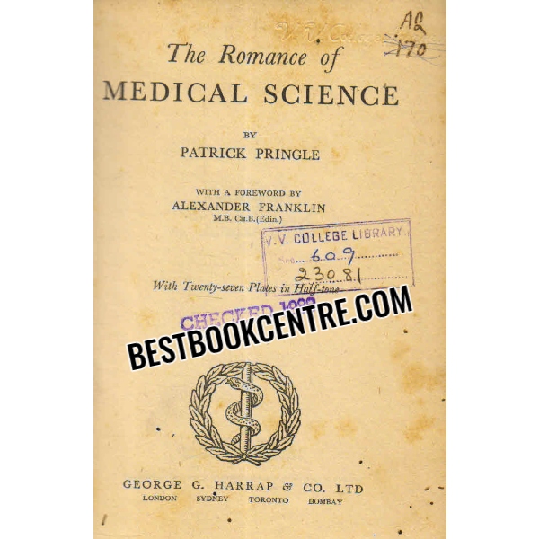 the romance of medical science 1st edition