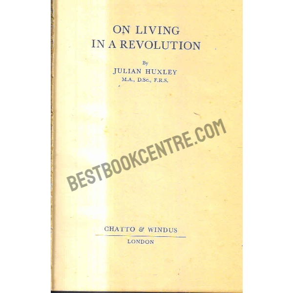 On living in a revolution 