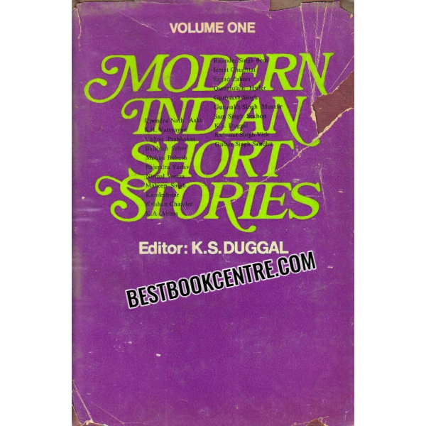 modern indian short stories volume 1 1st edition