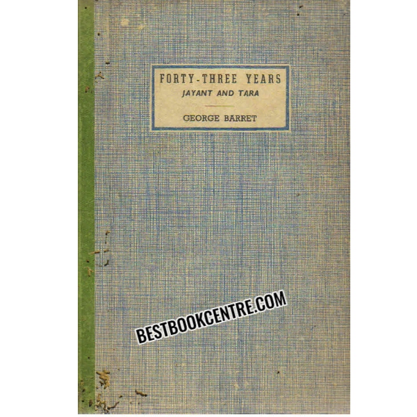 forty three years jayant and tara 1st edition