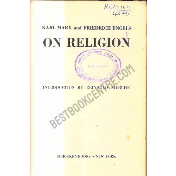 Karl Marx and Frederick Engels on Religion