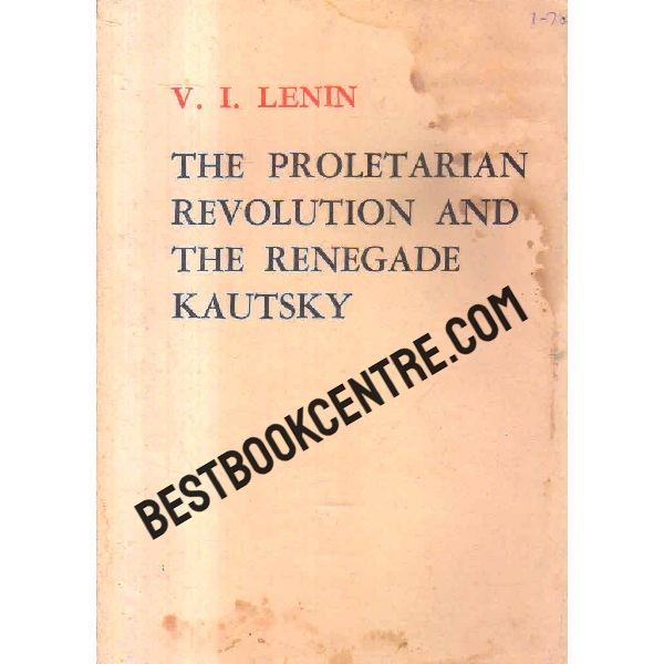 the proletarian revolution and the renegade kautsky