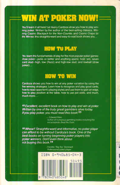 How to play winning poker