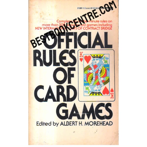 official rules of card games