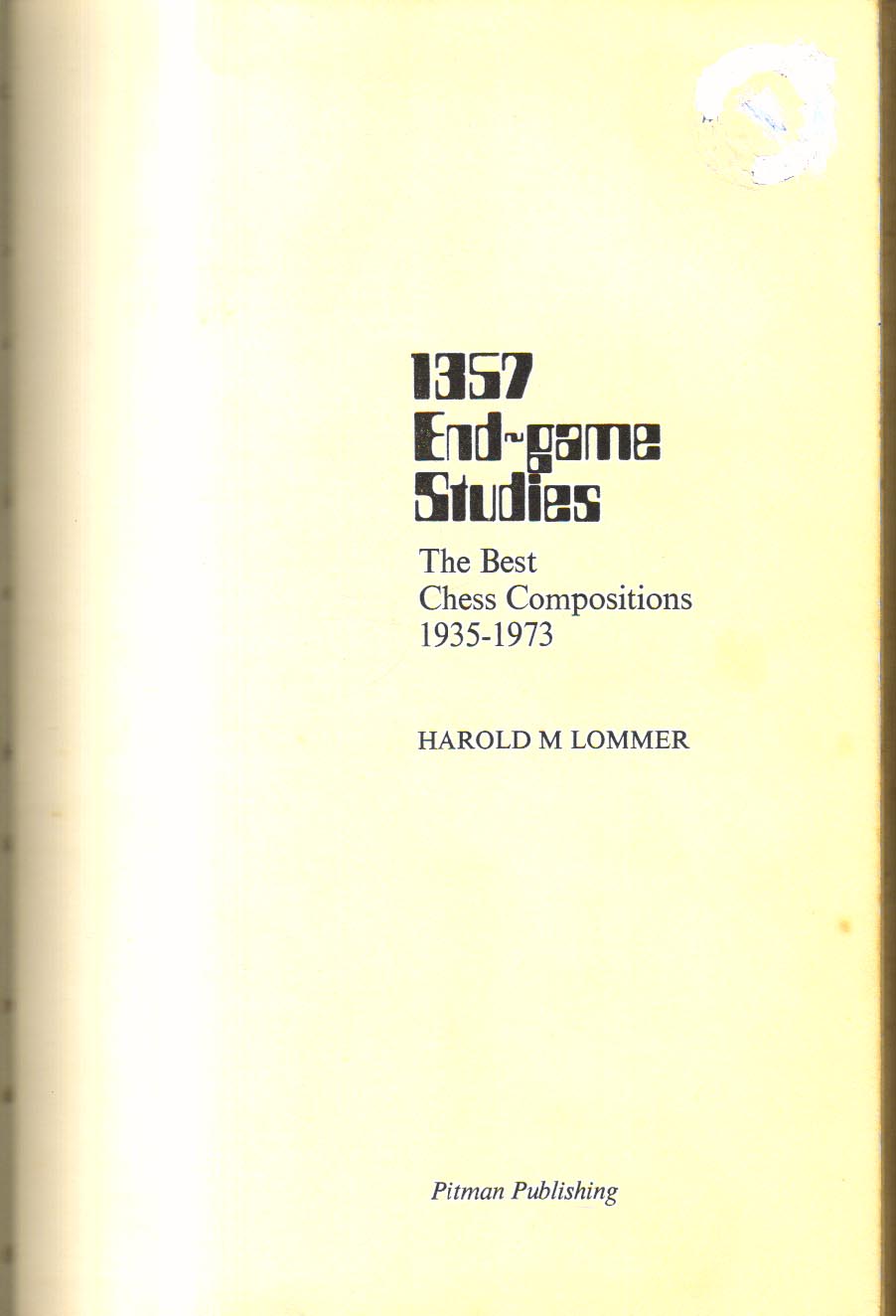 1357 End - Games Studies