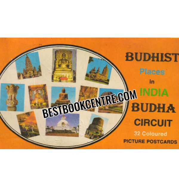 budhist places in india budha circuit 32 coloured picture postcards
