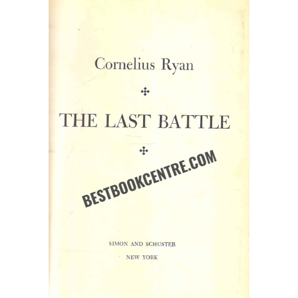 the last battle 1st edition