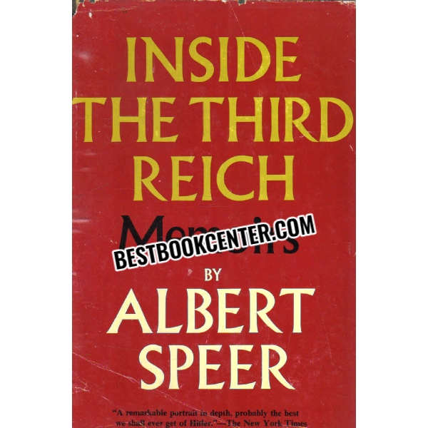 inside the third reich memoirs 1st edition