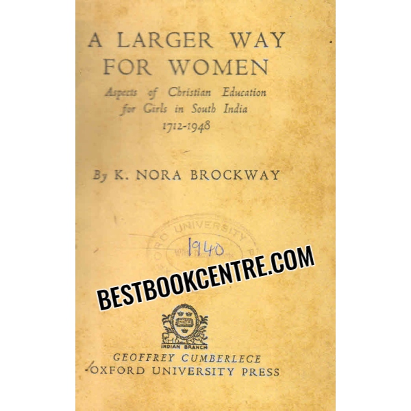 a larger way for women 1st edition