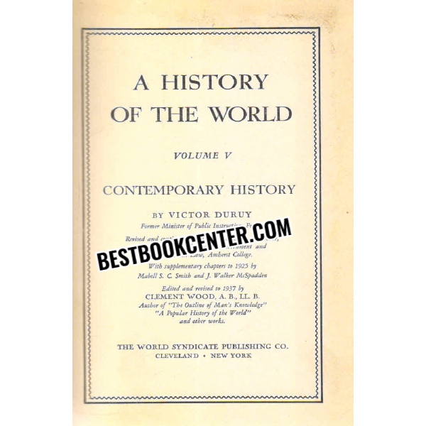a history of the world volume 5
