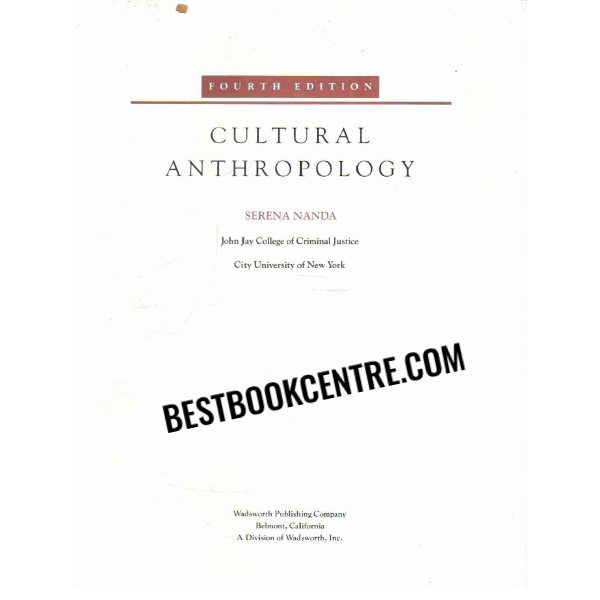 cultural anthropology