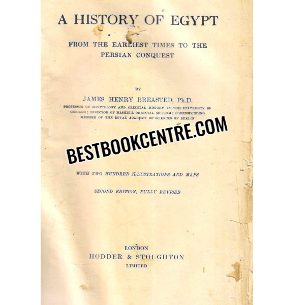a history of egypt 2nd edition